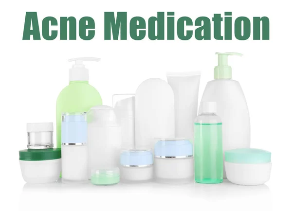 Acne medication cosmetic concept — Stock Photo, Image