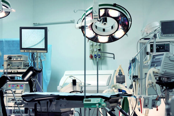 Interior of operating room