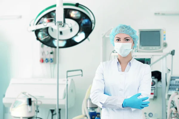 Young Doctor Operating Room Modern Clinic — Stock Photo, Image
