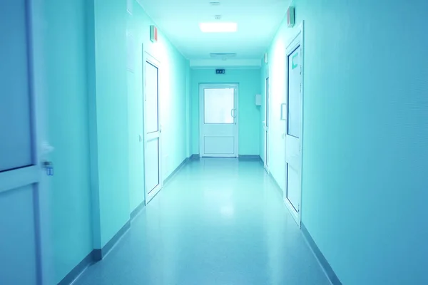 Couloir dans l'hôpital moderne — Photo