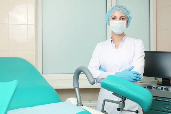 Gynecologist Room Chair Modern Hospital — Stock Photo, Image