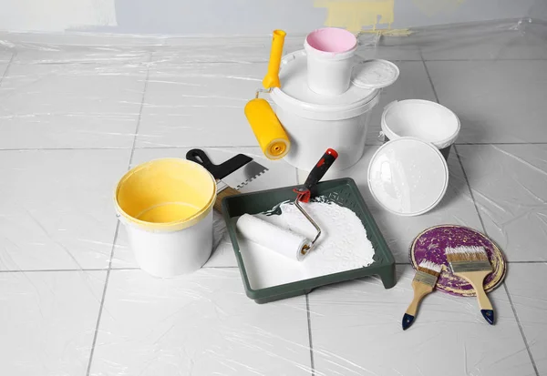Set of painter tools — Stock Photo, Image