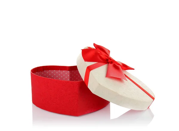 Gift box with ribbon bow — Stock Photo, Image