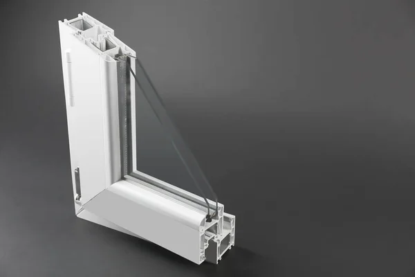 Sample of window profile — Stock Photo, Image