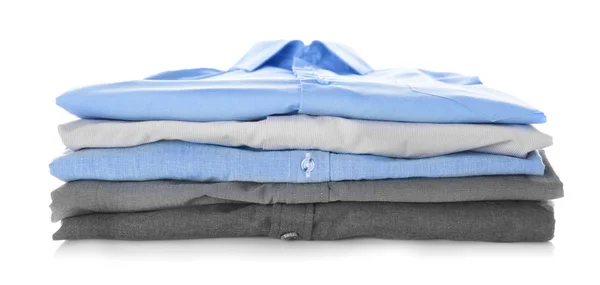 Stack of men clothes — Stock Photo, Image