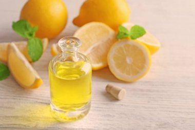 limon uçucu yağ ile Spa kompozisyon