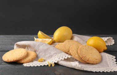 Limon çerezleri peçete 