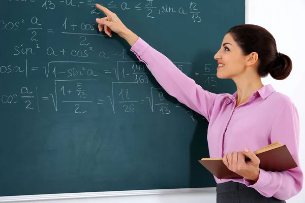 Young beautiful teacher — Stock Photo, Image