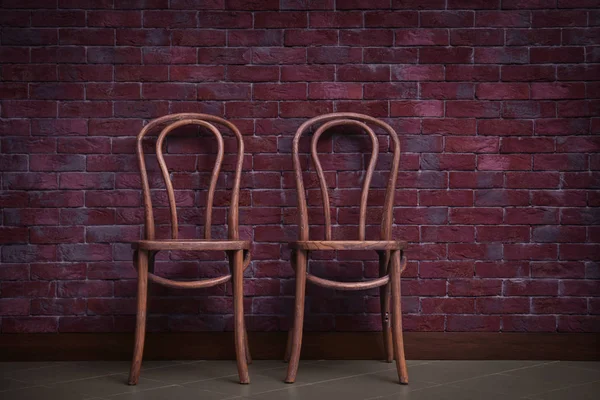 Two chairs in room — Stock Photo, Image