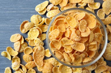 Cam kase mısır gevreği ile 