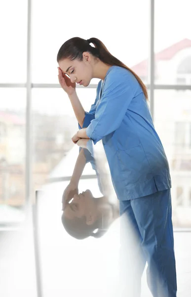 Depressief medisch-werker — Stockfoto