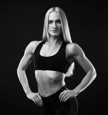 Sportif Kadın kılığında 