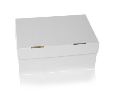 Karton kutu beyaz üzerine 