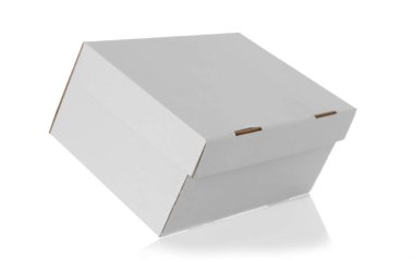 Karton kutu beyaz üzerine 