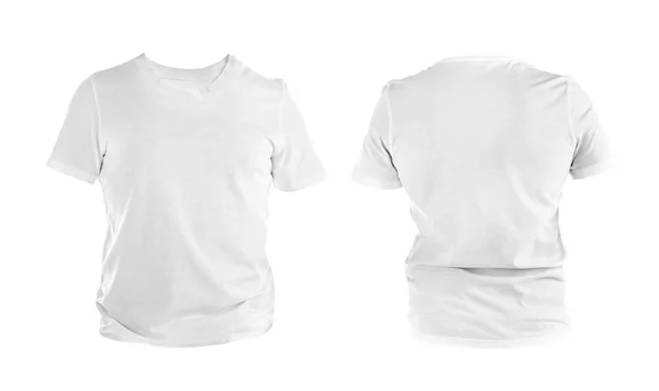 Front and back views of t-shirt — Stock Photo, Image