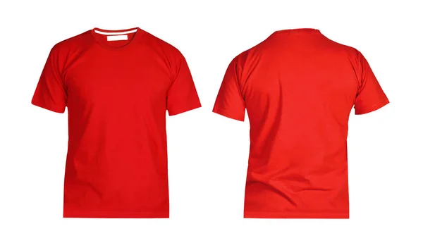 Front and back views of t-shirt — Stock Photo, Image