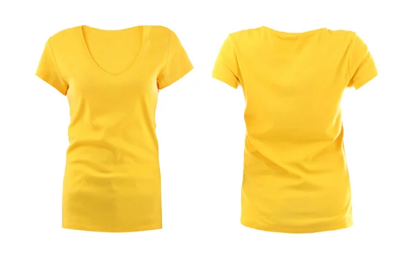 Vista anteriore e posteriore della t-shirt — Foto Stock