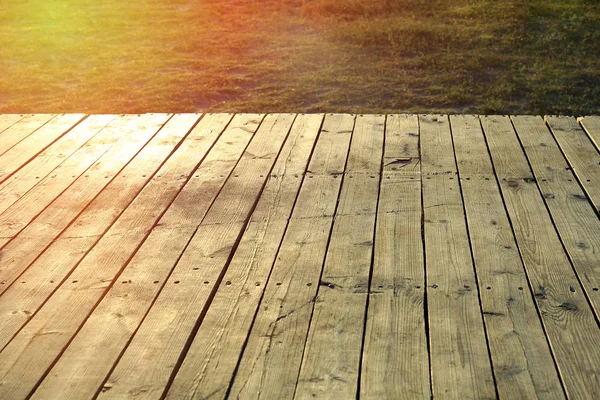 Wooden panel flooring — Stock Photo, Image