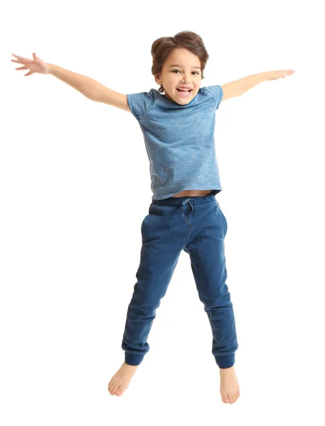 Leuke jongen op achtergrond — Stockfoto