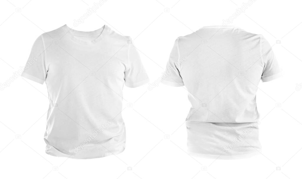 Front and back views of t-shirt  