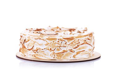 lezzetli kek üzerine beyaz