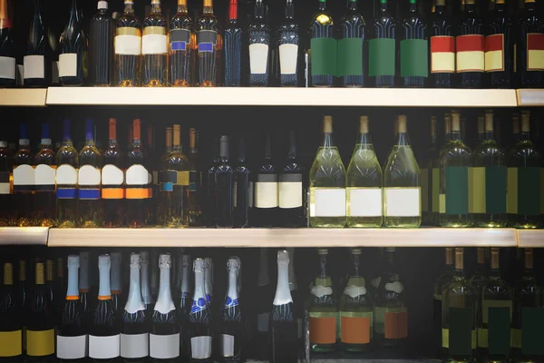 Département de l'alcool au supermarché — Photo