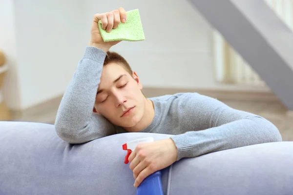 Tired young man — Stock Photo, Image