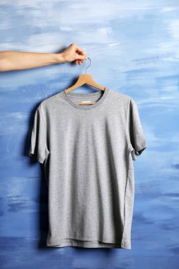 Boş pamuk t-shirt 