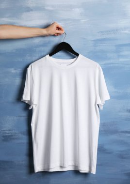 Boş pamuk t-shirt 
