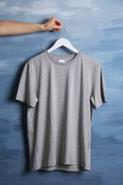 Boş pamuk t-shirt 
