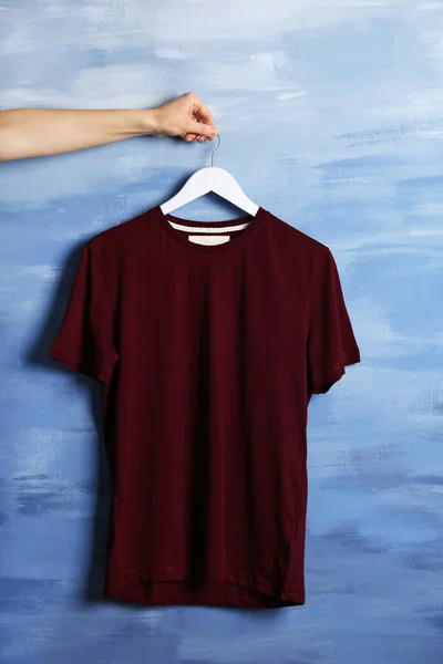 Blank cotton t-shirt — Stock Photo, Image