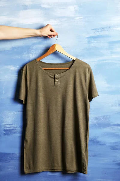 Blank cotton t-shirt — Stock Photo, Image