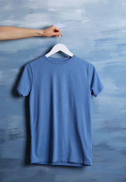 Puste bawełna t-shirt — Zdjęcie stockowe