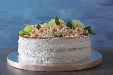 lezzetli düğün pastası 