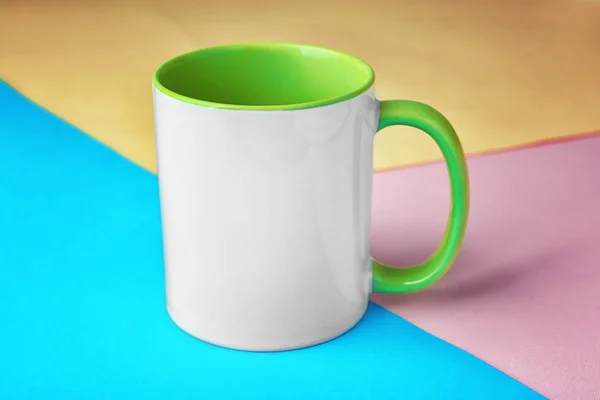Blank ceramic cup — Stock Photo, Image