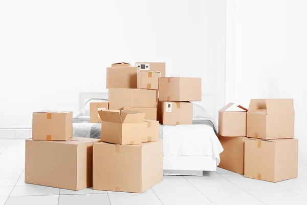 Packed household stuff — Stock Photo, Image