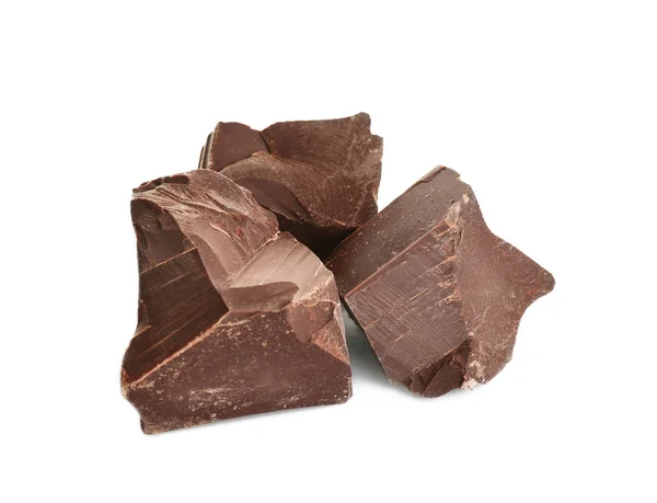 Bitar av läckra choklad — Stockfoto