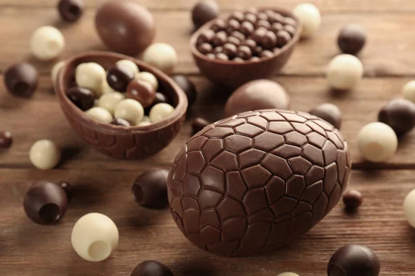 Huevos de Pascua de chocolate — Foto de Stock