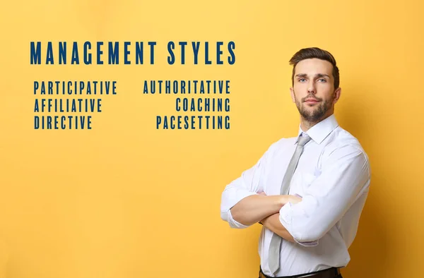 Managementstilkonzept — Stockfoto