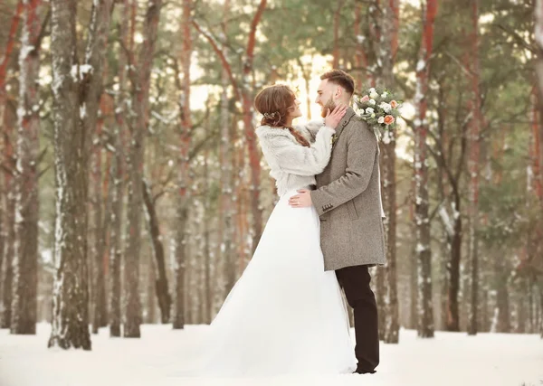 Όμορφο χειμερινό γάμο — Φωτογραφία Αρχείου