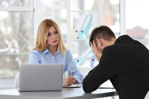 Begreppet anställningsintervju — Stockfoto