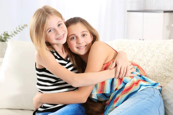 Two cute girls — Stock Photo, Image