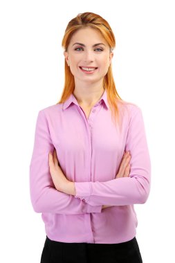 Beyaz genç öğretmen  