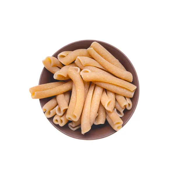 Rauwe pasta in kom — Stockfoto