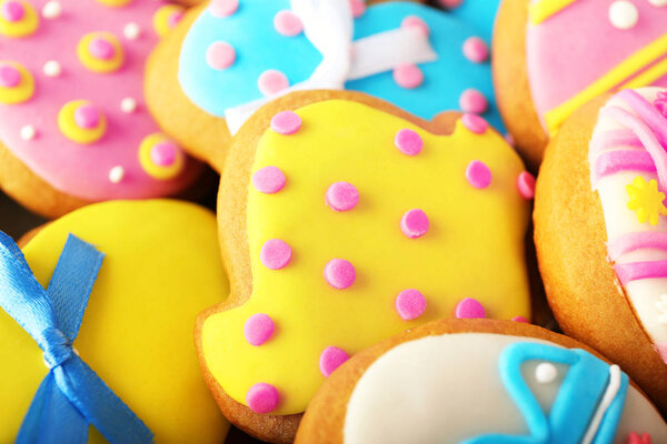 Delicious colourful Easter cookies