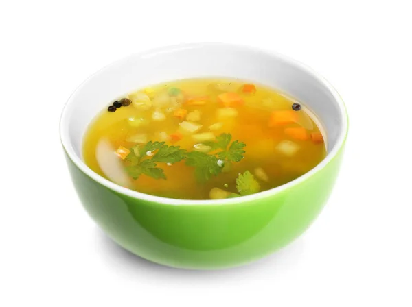 Frische Gemüsesuppe — Stockfoto