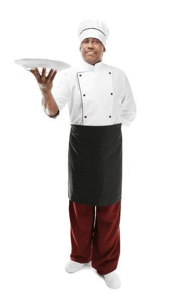 Indiase chef-kok in uniform — Stockfoto