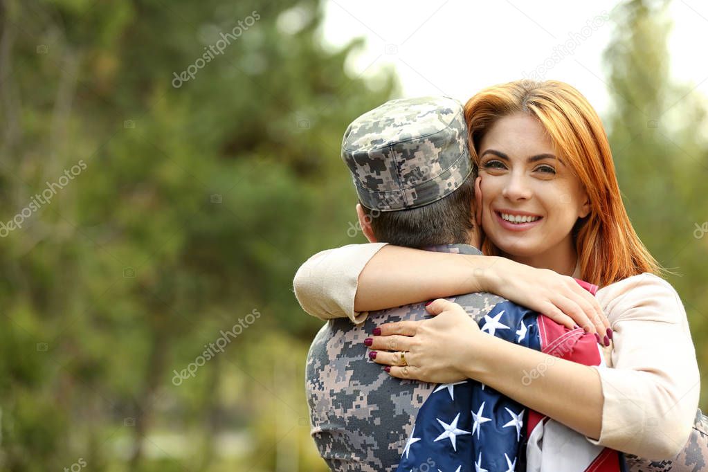 Soldier reunited with wife