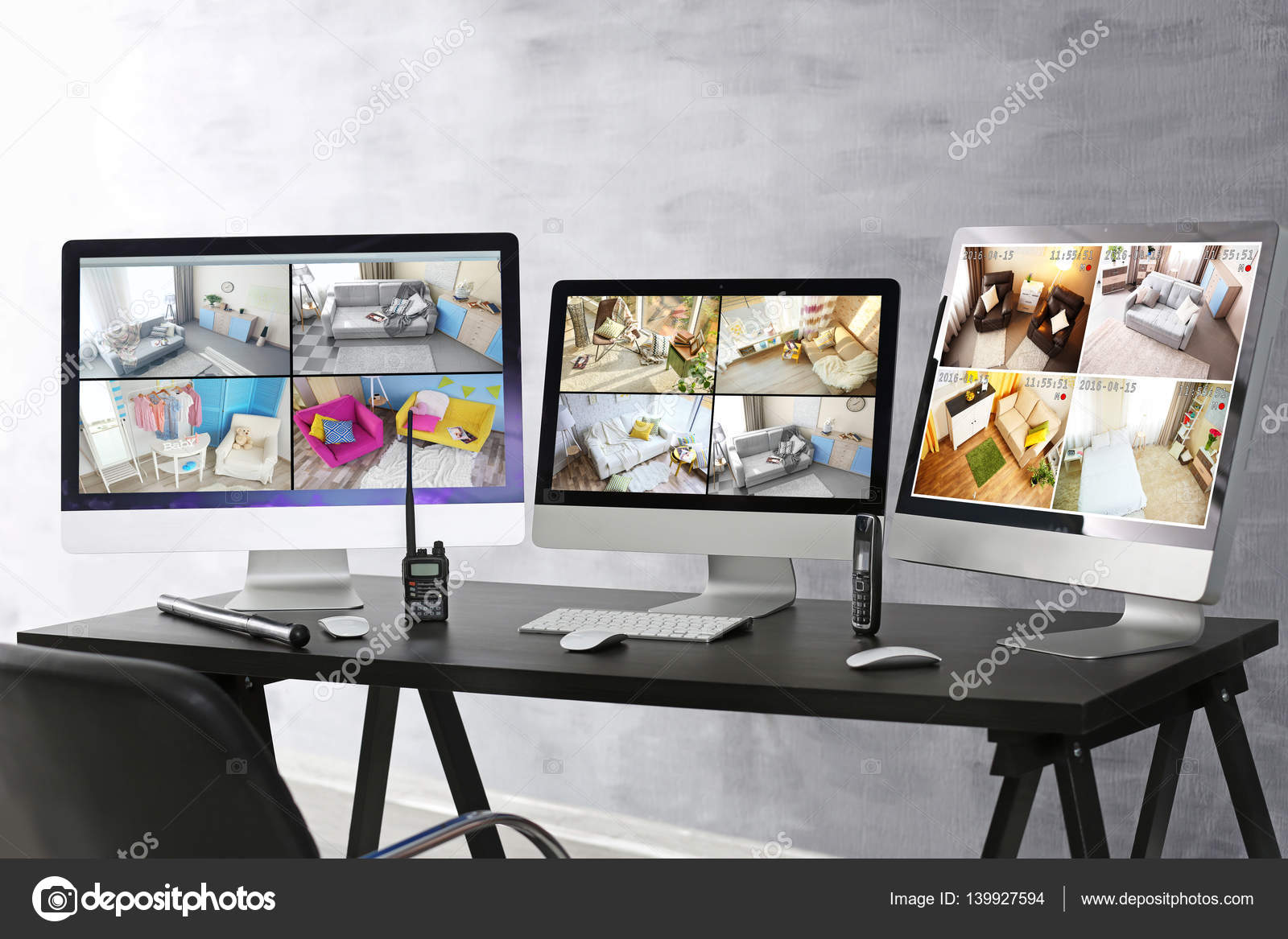 Safeguard office workplace Stock Photo by ©belchonock 139927594