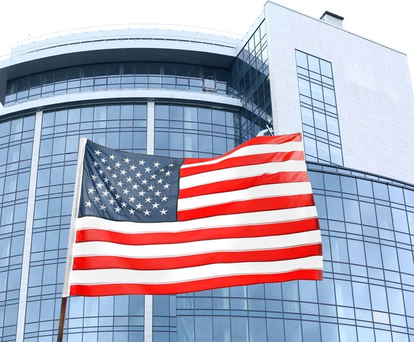 Primer plano de la bandera americana — Foto de Stock